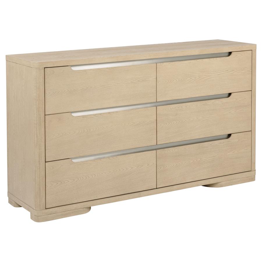LADERA 4-PIECE QUEEN BEDROOM SET LIGHT ELM