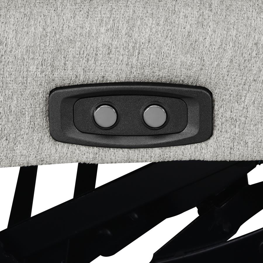 Conjunto de sofá modular reclinable eléctrico Collins gris