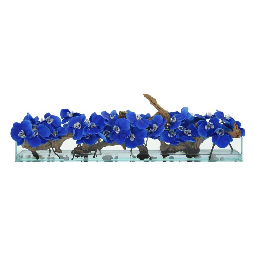 Orchids Blue Flower Arrangement