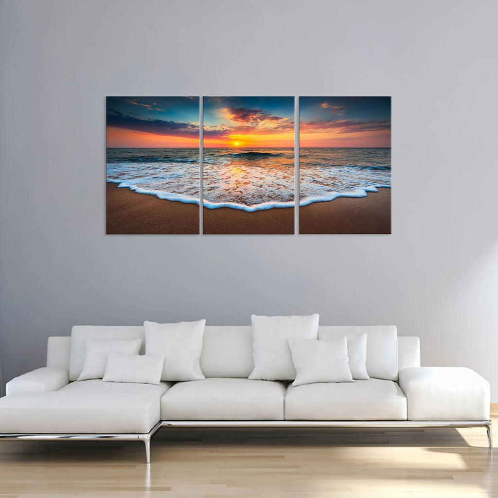 Ocean Views Glass Wall Art