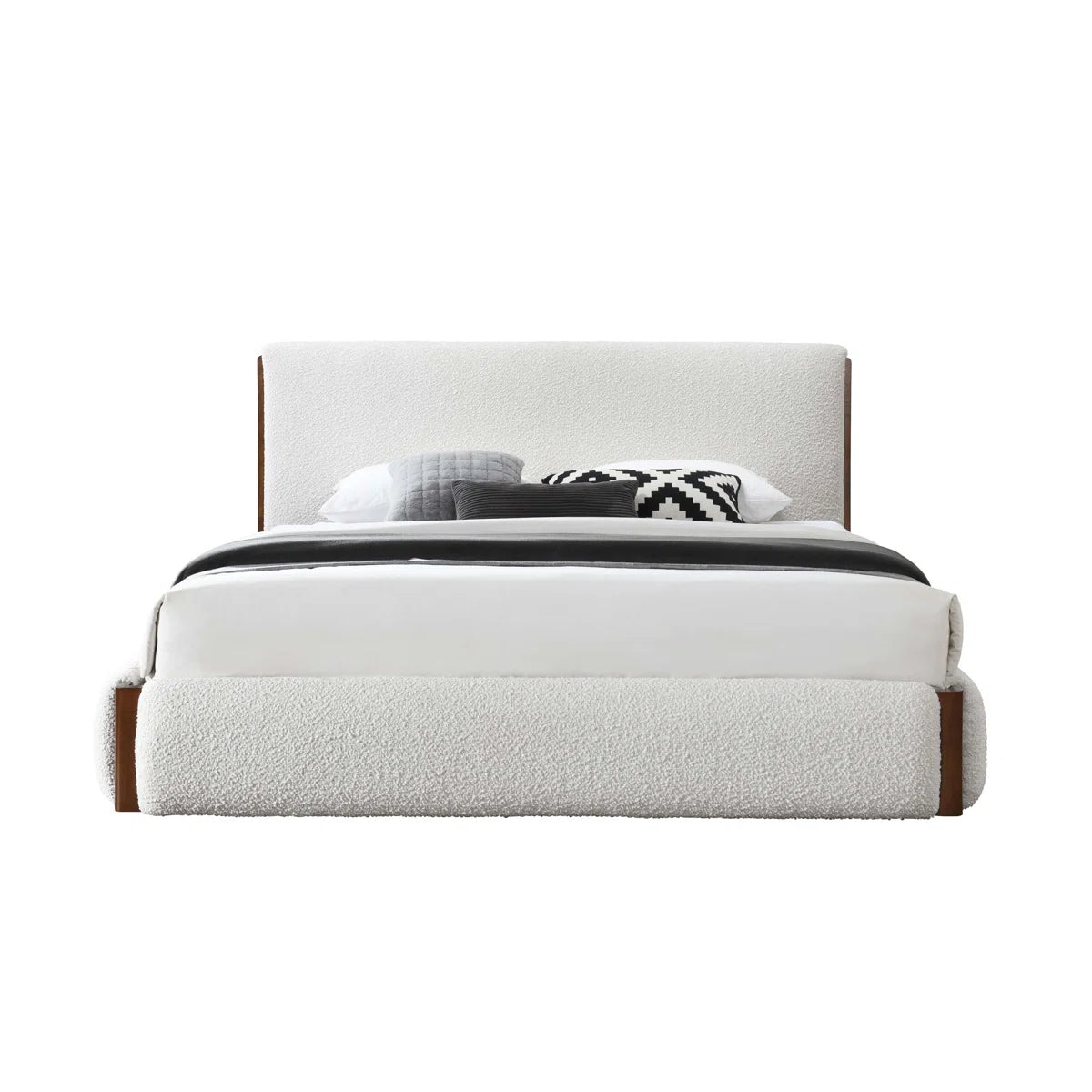 Sandro Boucle Walnut Bed